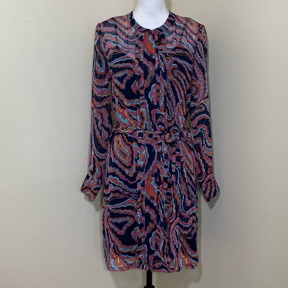 Banana Republic || Woman’s long sleeve button down Dress size 4 - Picture 1 of 9